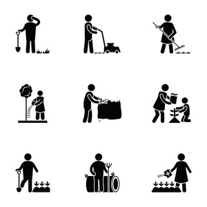 家居清潔標志符號圖標