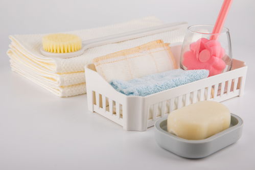 日用品香皂毛巾清潔洗浴洗護用品攝影圖 攝影圖